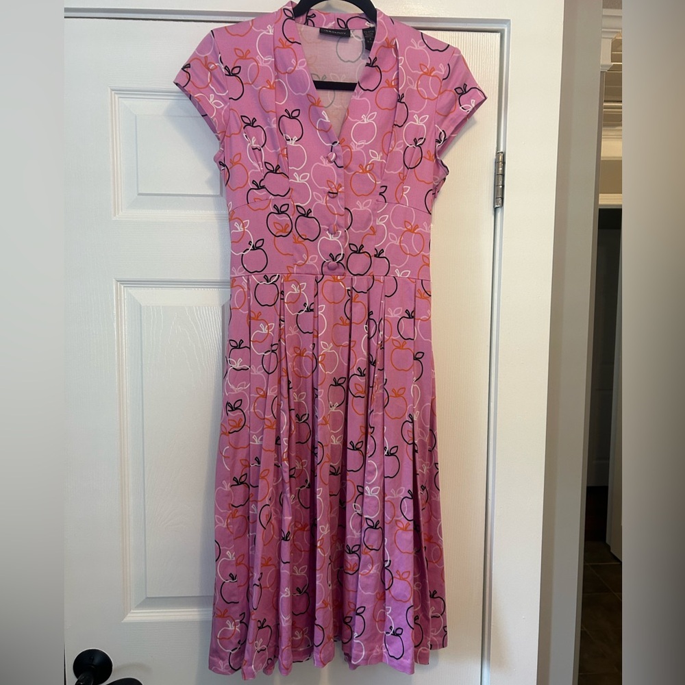Darling Apple Print Dress